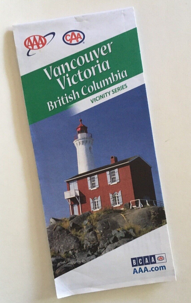 Vancouver / Victoria / British Columbia AAA Map 2011