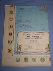 Vintage Stanford’s General Map of The World