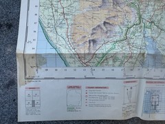 Ordnance Survey Tourist Map Lake District 1970, rare cover with Ashness Bridge