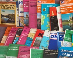 Vintage UK Maps Joblot