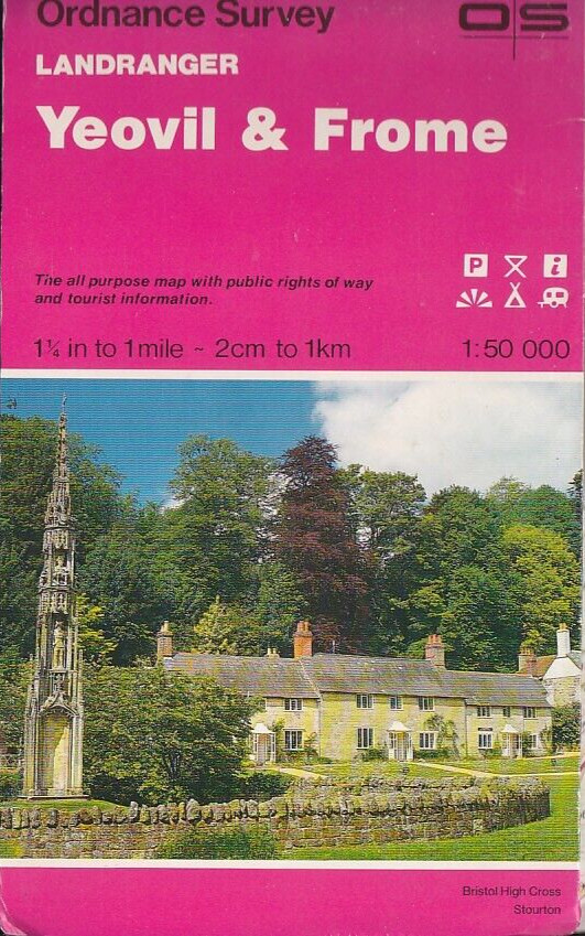 Ordnance Survey 1:50,000 Landranger Map Sheet 183: Yeovil & Frome