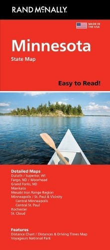 Rand McNally Easy to Read: Minnesota State Map (Map)