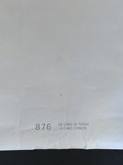 Spanish large nautical sheet Map Scale 1:93700 Catalonia gulf of roses spain