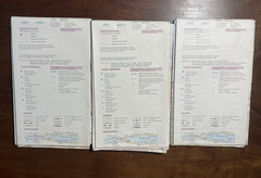 Job Lot 10 Vintage OS MAP LANDRANGER SHEETS, 1970s/1980s England, Scotland