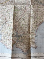 1968 Ordnance Survey One Inch Seventh Series Map 188 Torquay (incl Brixham )