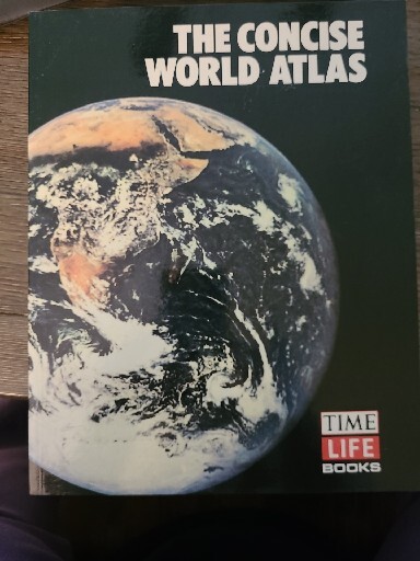 The Concise World Atlas Time‑Life Books Hardcover Like New Maps Reference