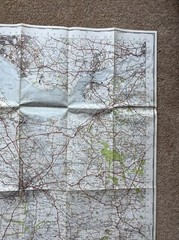 Vintage OS One Inch Map -Chester – Sheet 109 -1947 – Ordnance Survey