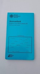 Ordnance Survey Geological Map, Ammanford, Solid & Drift, Folded Map, Sheet 230