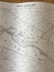 1899 Ordnance Survey 25 Inch Sheet Map Of Bunessan , Isle Of Mull , Argyllshire