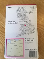 1990 Ordnance Survey Landranger Map 117 Chester & Wrexham (incl Connah’s Quay )