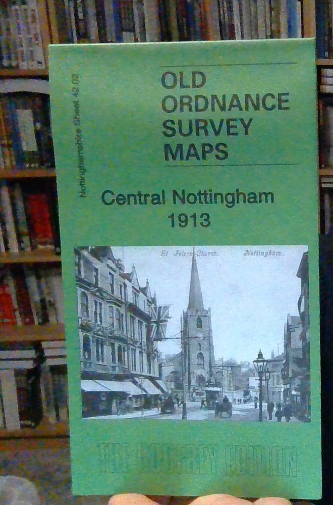 MAP OF Central Nottingham 1913 Nottinghamshire Sheet 42.02 NEW 9781787214569
