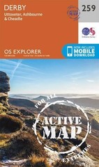 Derby, Uttoxeter, Ashbourne and Cheadle (Map) OS Explorer Active Map