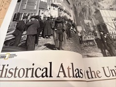 Historical Atlas of the US Centennial Edition National Geographic Book 1988 XL