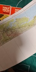 BARTHOLOMEW Half Inch Cloth Maps x8 1970s Devon Cornwall N Somerset Surrey Kent+