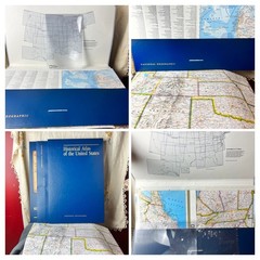 Historical Atlas of U.S 1993~National Geographic~Maps~Color~Magnifying Glass~New