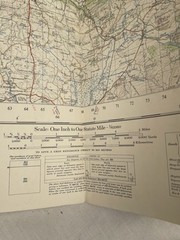 Vintage Ordnance Survey Map Of England And Wales Sheet 127 Aberystwyth Paper
