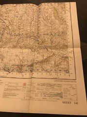 BRECON, Sheet 141, 1952 OS Ordnance Survey One Inch One Mile Map Seventh Series