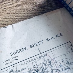 Ordnance Survey 1914 Surrey Sheet XLII NE Lingfield Godstone 6in/1mi WW1 OS MAP
