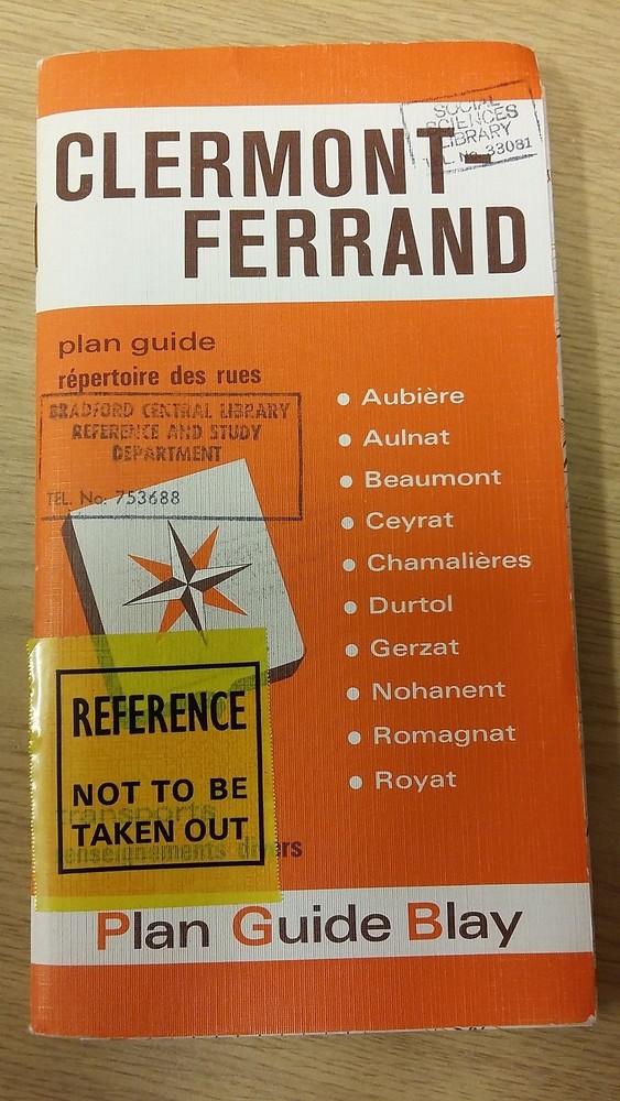 Clermont-Ferrand: Blay Map (M14)
