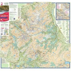 Snowdonia North Mountain Map Eryri Gogledd Harvey BMC Approved Waterproof Tough