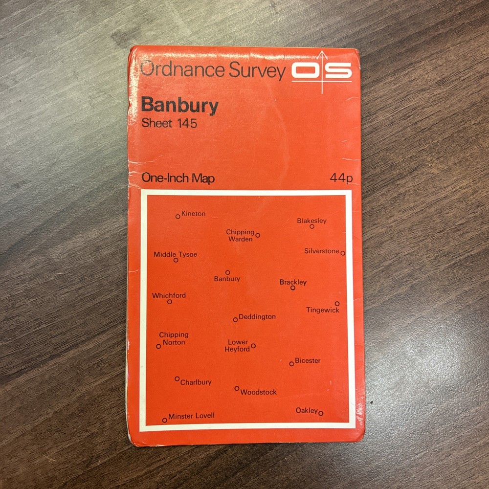 BANBURY Ordnance Survey One Inch Sheet 145 1968 Bicester Chipping Norton