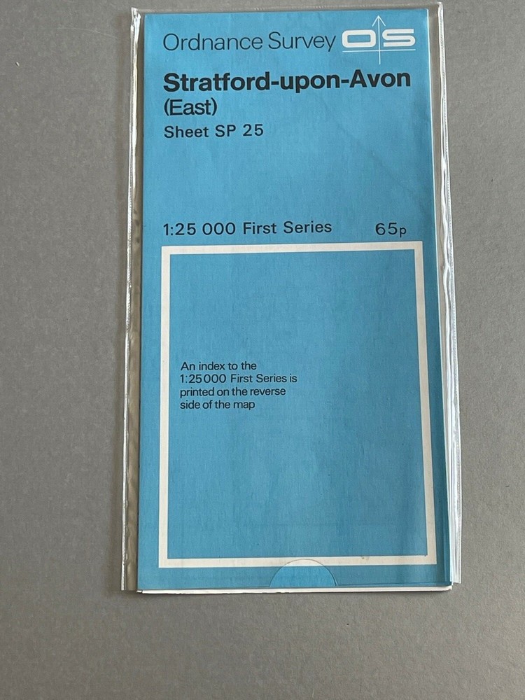 1:25 000 1st Series Ordnance survey map, Sheet SP 25, Stratford-upon-Avon (East)