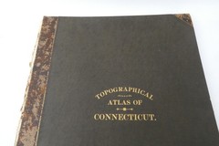 1893 Topographical Atlas of Connecticut USGS Geological Survey Antique Maps