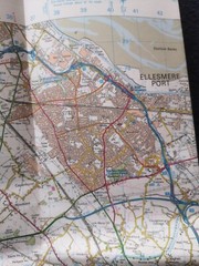 OS Ordnance Survey Landranger Map 117 Chester & Wrexham 2002 ISBN:978031927176