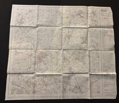 Ordnance Survey Landranger / MOD GSGS Map – Bedford & Huntingdon – Sheet 153