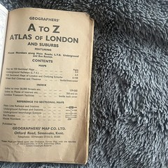 Vintage Geographers’ A to Z Atlas of London and Suburbs
