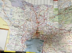 Central-East Thailand Map – Thai – English