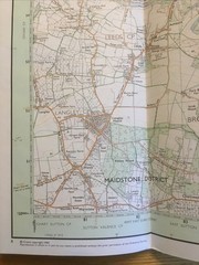 1992 Ordnance Survey Pathfinder Map 1210 TQ 85/95 Harrietsham (incl Wormshill )