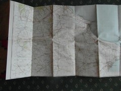 Ordnance Survey 1 Inch Map of Scarborough & Environs scale 1 Inch 1 Statute Mile