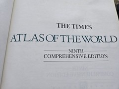 The great world atlas: American Map Corporation- Hardcover, dust cover intact