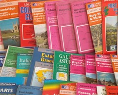 Vintage UK Maps Joblot