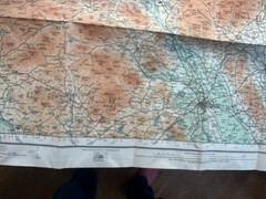 Ordnance Survey Scotland half inch map sheet 31 Dumphries 1910, layers VERY GOOD