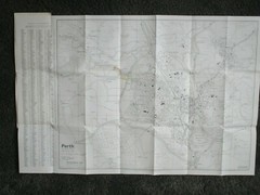 Vintage Perth Street Plan with Index Geographia 1983