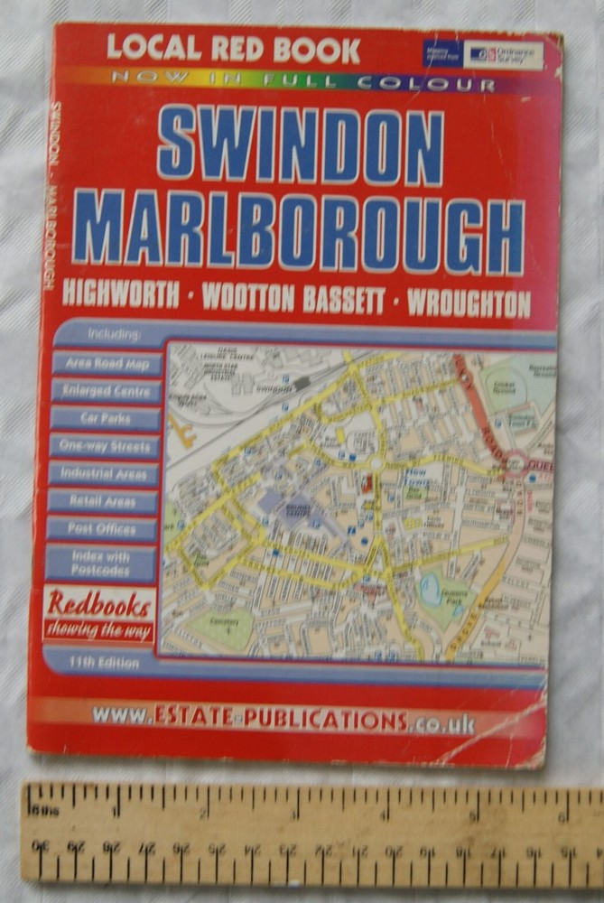 2003 Local Red Book Swindon Marlborough Highworth Wootton Bassett Wroughton