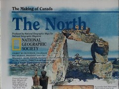 National Geographic Society Map: The Making of Canada – The North 1997