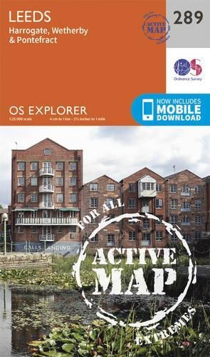 Leeds (Map) OS Explorer Active Map