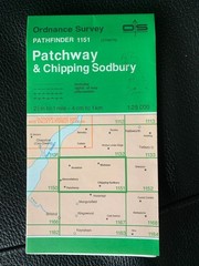 Ordnance Survey Map Pathfinder 1151 Patchway Chipping Sodbury 1:25000