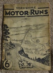 Vintage 1920s Motoring books Inc MAP YORKSHIRE and Book Of Day Trips YORKSHIRE