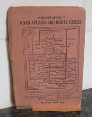 Vintage Geographia Road Atlases and Route Map Folded Map