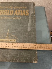 Vintage 1956 Rand McNally-Cosmopolitan World Atlas Centennial Edition
