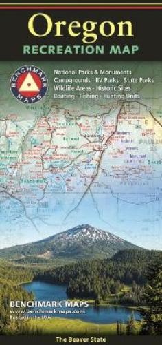 Benchmark Maps Oregon Recreation Map (Map) (UK IMPORT)