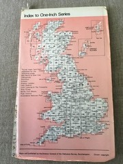 1971 Ordnance Survey One Inch Map 142 Hereford (incl Wellington And Ross-on-Wye)