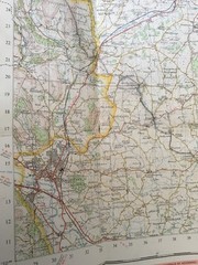1971 Ordnance Survey One Inch Map 142 Hereford (incl Wellington And Ross-on-Wye)