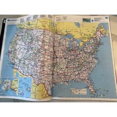 1995 Rand McNally Motor Carriers Road Atlas US Canada Mexico Truckers Maps