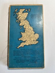 BARTHOLOMEWS REVISED ” HALF-INCH” CONTOURED MAPS GB SHEET 38 THE SOLWAY (Cloth)