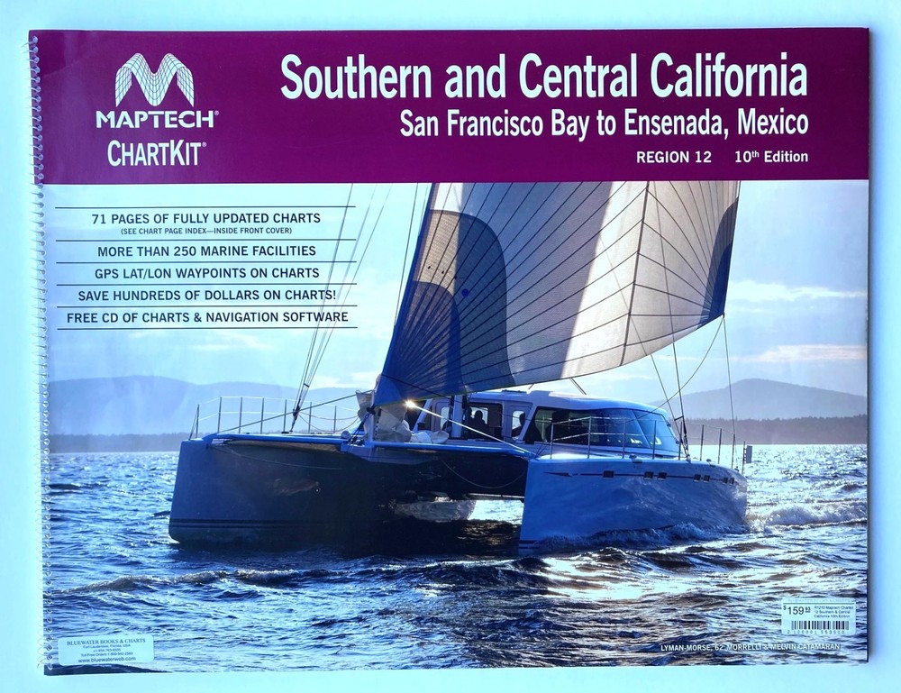 Maptech Chartkit Southern & Central California, Region 12, 10th Edition